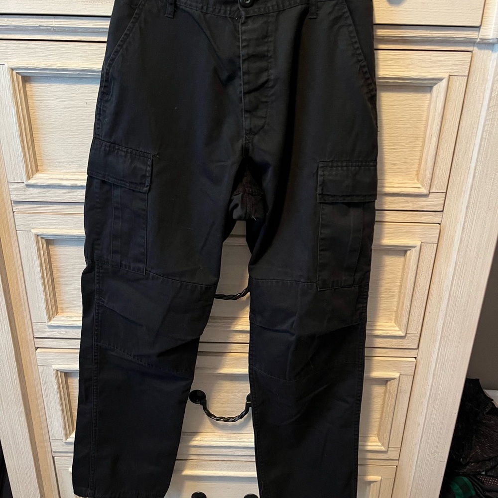 Black Cargo Pants